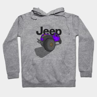 Jeep Design - Purple Hoodie